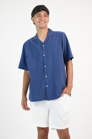 CAMISA LINO MANGA CORTA