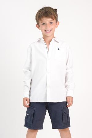 CAMISA MANGA LARGA  NIÑO