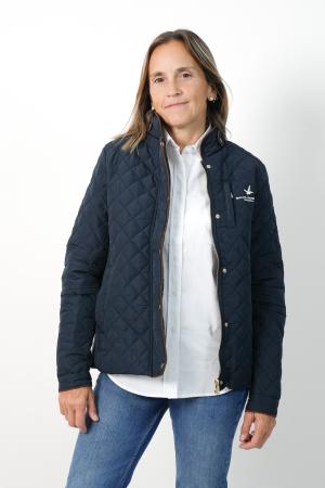 CAMPERA CAPITONEADA ROMBOS MUJER
