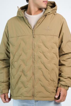 CAMPERA CAPUCHA TASLON SILVER
