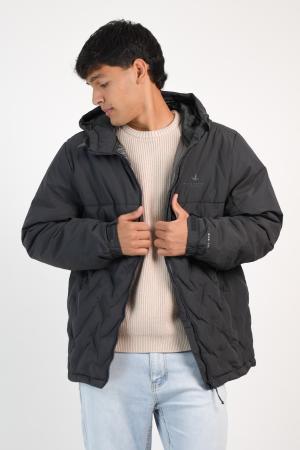 CAMPERA CAPUCHA TASLON SILVER
