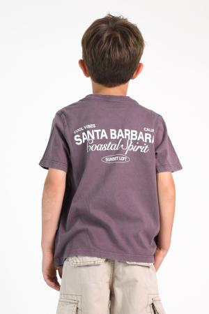 REMERA GASTADA ESTAMPADA NIÑO