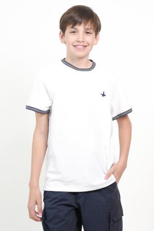 REMERA PIQUE CUELLO TEJIDO NIO